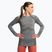Moterų treniruočių marškinėliai ilgomis rankovėmis Gymshark Flex Top charcoal grey marl