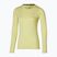 Moteriška "Mizuno Impulse Core Tee" marškinėliai blyškiai laimo geltonos spalvos ilgomis rankovėmis