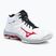 Vyriški tinklinio batai Mizuno Wave Voltage 2 Mid white/salsa/black