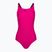 Moteriškas vientisas maudymosi kostiumėlis Nike Logo Tape Fastback pink NESSB130-672