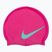 Nike Big Swoosh rožinė plaukimo kepuraitė NESS8163-672