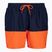 Vyriški "Nike Split 5" Volley" maudymosi šortai tamsiai mėlynos ir oranžinės spalvos NESSB451-822