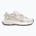 Moteriški batai KARL LAGERFELD Orion Sidetrim white leather/textile w/silver