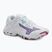 Moteriški tinklinio batai Mizuno Wave Lightning Z8 balti/violetiniai indigo/camelliaros