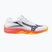 Vaikiški tinklinio batai Mizuno Lightning Star Z7 balti/ugningas koralas 2/citrina