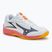 Vaikiški tinklinio batai Mizuno Lightning Star Z7 balti/ugningas koralas 2/citrina