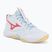 Moteriški tinklinio batai Mizuno Wave Momentum Pro Mid white/calypso coral/pale banan