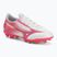 Vaikiški futbolo batai Mizuno Alfa III Select Jr FG white/fuchsia purple