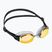Speedo Mariner Pro Mirror juodi/skaidrūs/žėrinčio aukso plaukimo akiniai 8-00237314554