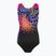 Speedo Digital Placement Splashback vaikiškas vientisas maudymosi kostiumėlis juoda ir rožinė 8-00262514738