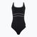 Speedo New Contour Eclipse vientisas maudymosi kostiumėlis juodas 8-0030673503