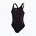 Vientisas plaukimo kostiumėlis Speedo Placement Muscleback black/plum dandy/siren