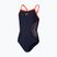 Vaikiškas vientisas plaukimo kostiumas Speedo Platisol Placement Thinstrap Muscleback true navy/siren red/picton