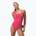 Moteriškas vientisas maudymosi kostiumėlis Speedo Flex Band with Swim Bra raspbery fill/vermilion/punch