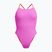 Moteriškas vientisas maudymosi kostiumėlis Speedo Solid Lattice Tie-Back neon violet
