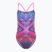 Moteriškas vientisas plaukimo kostiumas Speedo Placement Digital Vback balance blend/hapuna blue