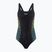 Vientisas plaukimo kostiumas Speedo Placement Muscleback hyper yellow