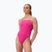 Moteriškas vientisas maudymosi kostiumėlis Speedo FL Solid V-Back flare pink