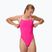 Moteriškas vientisas plaukimo kostiumėlis Speedo Solid Web punchy pink