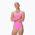 Moteriškas vientisas plaukimo kostiumėlis Speedo FL Solid V-Back 2.0 neon flamingo