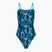 Moteriškas vientisas plaukimo kostiumėlis Speedo Printed Web Back canyon ombre/black