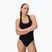 Moteriškas vientisas plaukimo kostiumėlis Speedo Solid Scoop Neck anthracite