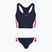Moteriškas vientisas maudymosi kostiumėlis Speedo Colourblock Splice 2.0 peacoat/pink