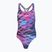Vaikiškas vientisas plaukimo kostiumėlis Speedo Hyperboom Print Medalist anthracite