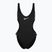 Nike Wild moteriškas vientisas juodai baltas maudymosi kostiumėlis NESSD255-001