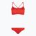 Moteriškas dviejų dalių plaukimo kostiumas Nike Essential Sports Bikini light crimson