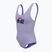 Vaikiškas vientisas plaukimo kostiumas Nike Multi Logo U-Back lilac bloom