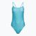 Moteriškas vientisas plaukimo kostiumas Nike Hydrastrong Multi Print Cutout blue
