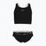 Vaikiškas dviejų dalių maudymosi kostiumėlis "Nike Logo Tape Crossback Midkini" juodas