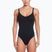 Vientisas moteriškas plaukimo kostiumas Nike Essential V-Neck black