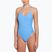 Moteriškas vientisas plaukimo kostiumas Nike Swoosh Link Y-Back university blue