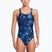 Vientisas moteriškas plaukimo kostiumas Nike Hydrastrong Fastback midnight navy