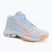 Moteriški tinklinio bateliai Mizuno Wave Lightning Elite Mid blue finch/whitelava orange
