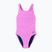 Moteriškas vientisas maudymosi kostiumėlis Speedo Solid Leaderback orchid shine