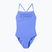 Moteriškas vientisas maudymosi kostiumėlis Speedo Endurance+ Logo Thin Strap mėnulio šviesos levandų spalvos