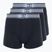 Vyriškos trumpikės CR7 Basic Trunk 3 poros 2762 black