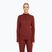 Moteriškas termo džemperis Dovre Wool Zip burgundy