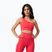 Treniruočių liemenėlė Girlfriend Collective Bianca One Shoulder cherry