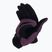 York Flicka vaikiškos jojimo pirštinės juodos ir violetinės spalvos 12161403