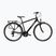 Vyriškas žygio dviratis KROSS Trans 1.0 black/silver/gloss