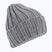 Moteriška žieminė kepurė su snapeliu 4F CAD016 tamsiai pilka melanžinė