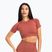Moteriški treniruočių marškinėliai Gym Glamour Seamless Rashguard cherry