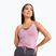 Moterų treniruočių viršutinė dalis Gym Glamour Drawstring Pink 447