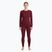 Moteriškas termoaktyvus apatinių komplektas WOOLCANO Merino SET0543 burgundy