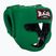 Bokso šalmas RAJA BOXING Semi Leather green
