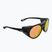GOG Manaslu matiniai juodi / pilki / polichromatiniai raudoni akiniai nuo saulės E495-2
